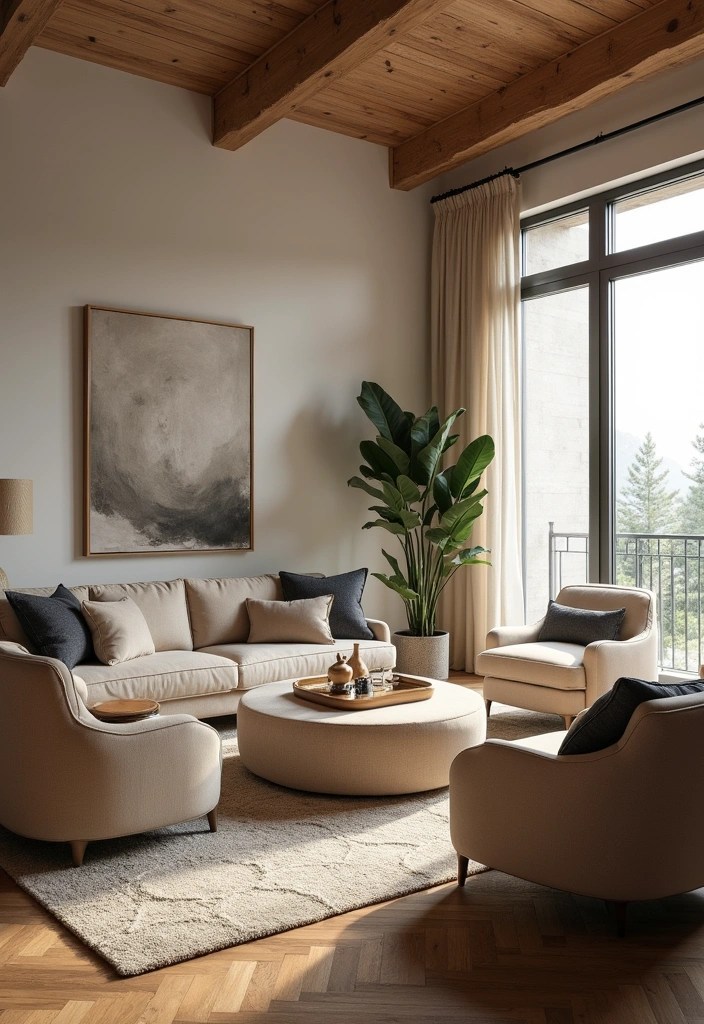 25 Cozy Living Room Ideas That'll Make You Never Want to Leave Home! - 16. Opt for Comfy Seating Arrangements